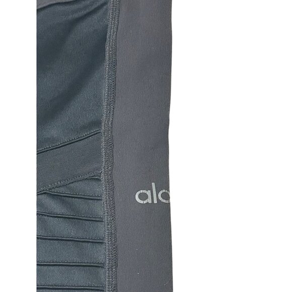Alo Yoga Leggings Size S Moto Activewear High-Waisted Charcoal Gray Womens Small - Picture 5 of 9